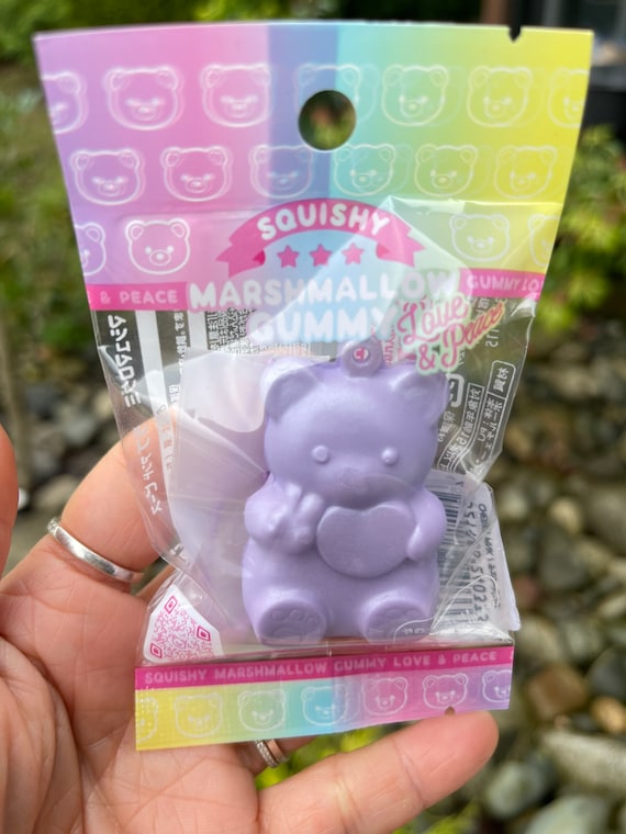 IBloom Gummy Bear Squishy Toy - Purple