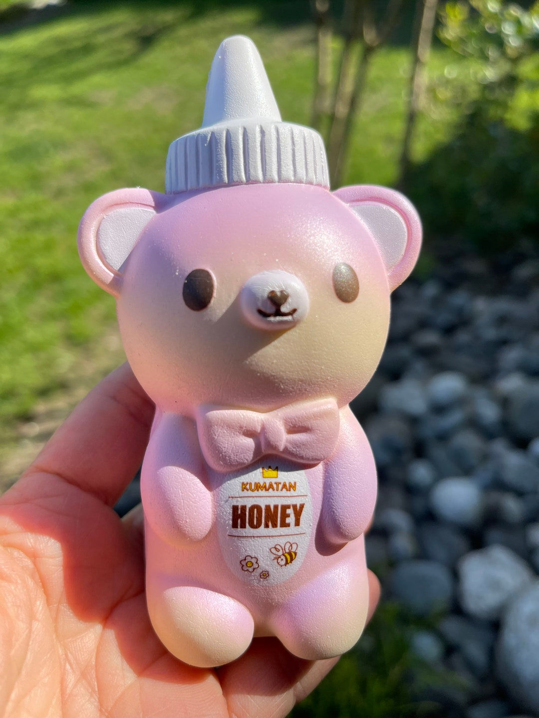 Kumatan Bear Honey Bottle Squishy Toy Etsy