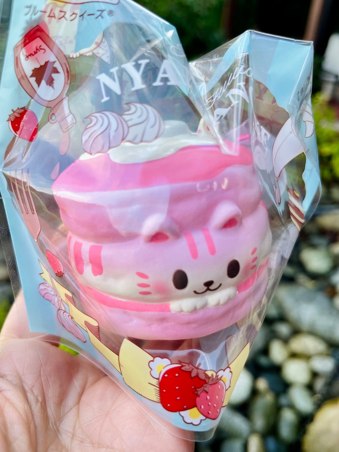 Ibloom Nyan Pancake Squishy Toy strawberry Condensed Milk Etsy
