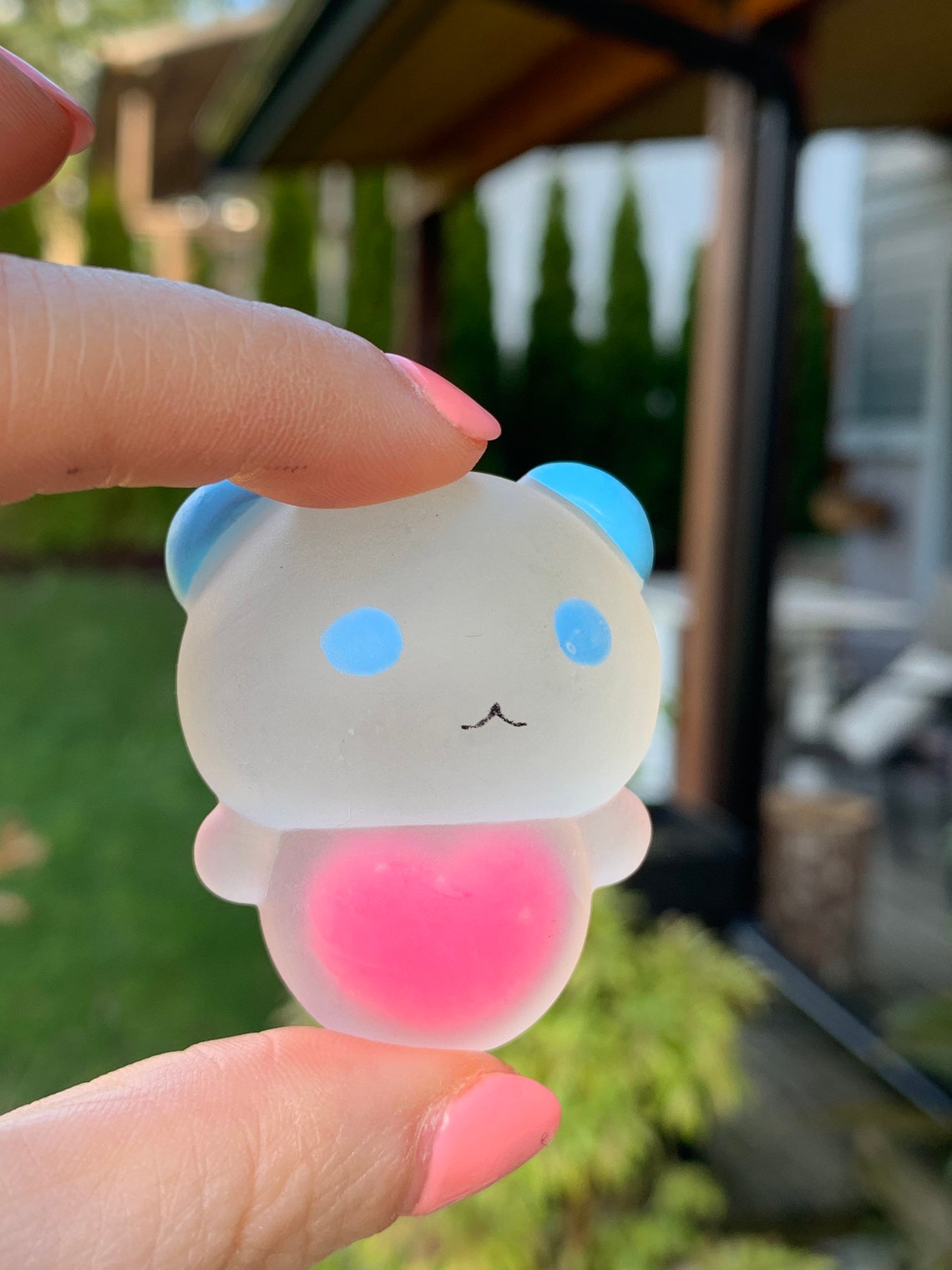 Jello Animal Heart Squishy Toy Etsy