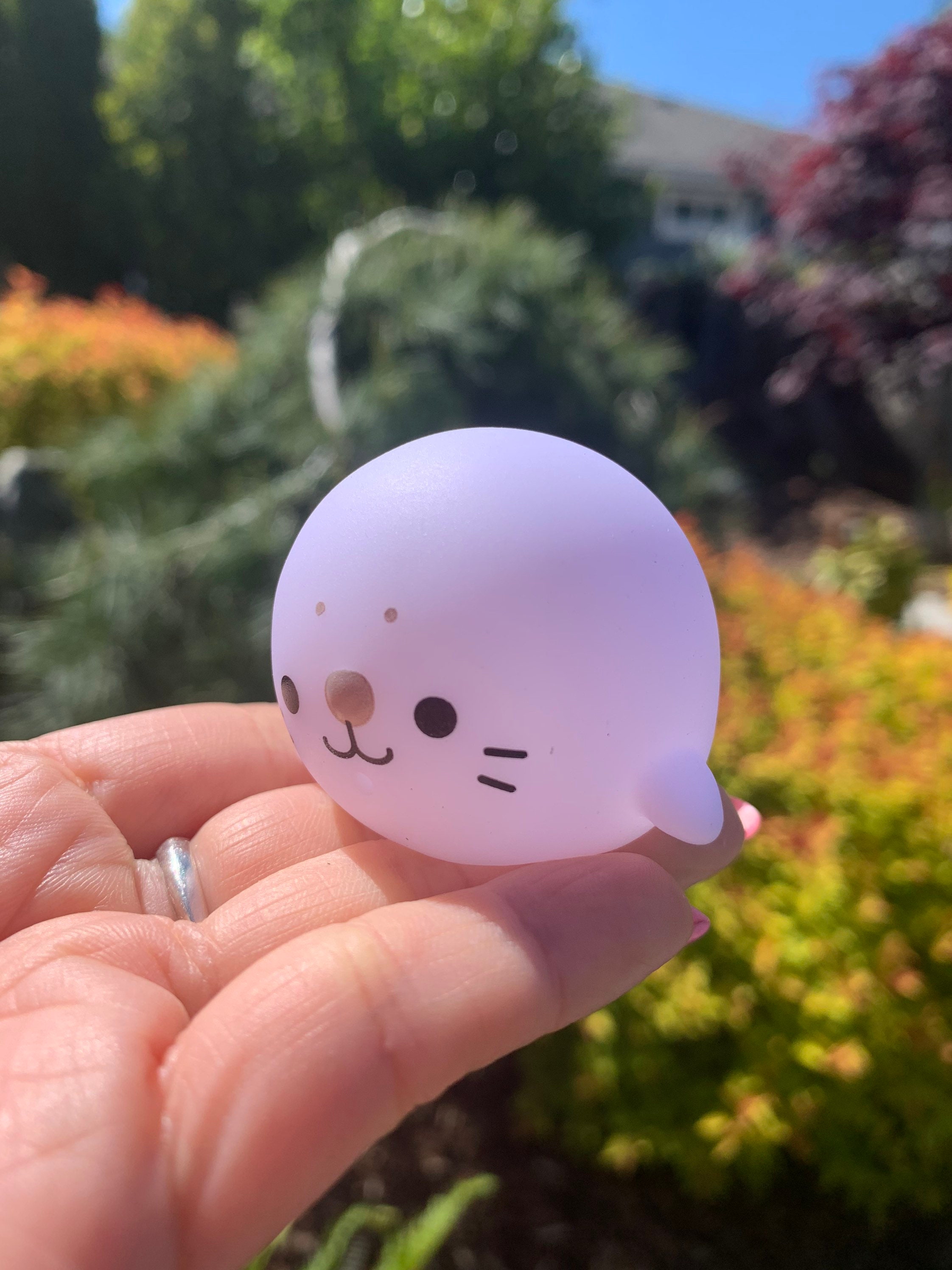 Mini Sea Animal Water Splash Squishy Toy Seal Etsy