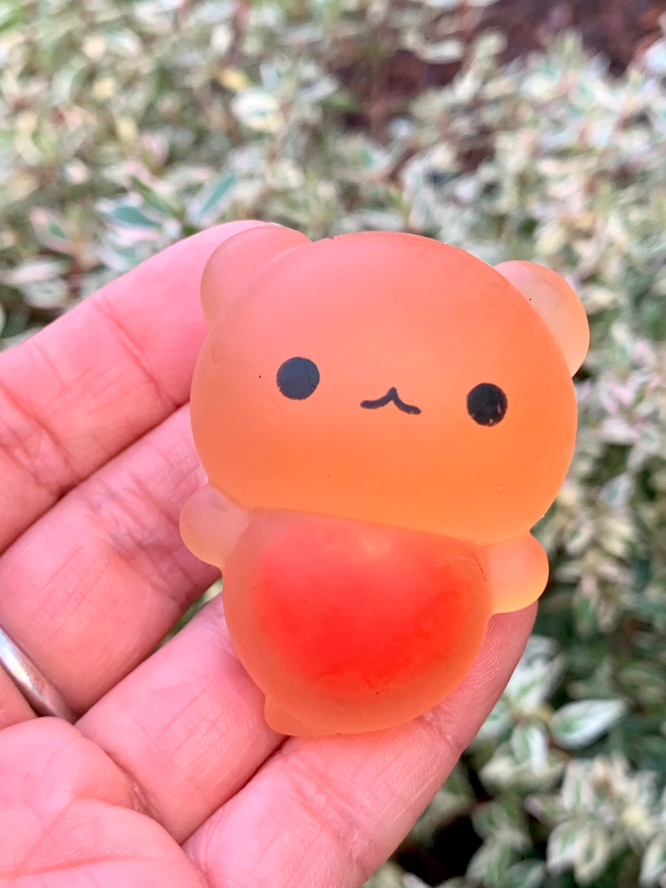 Jello Animal Heart Squishy Toy Etsy