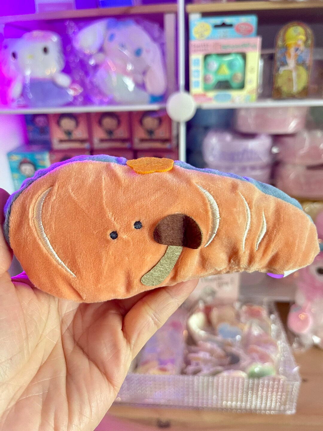 Cute Salmon Steak Plushie Mascot - Etsy