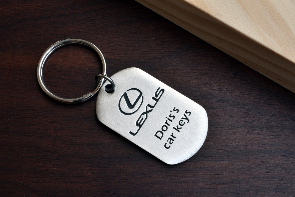 Lexus key chain car key accessories personalized keychain Etsy