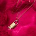 Luxury Vintage Designer Lock & Key Layering Necklace - Etsy