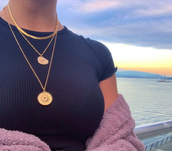 Herringbone Layering Necklace 