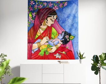 Krishna Wall Art Baby Krishna Posters Rasika Designs