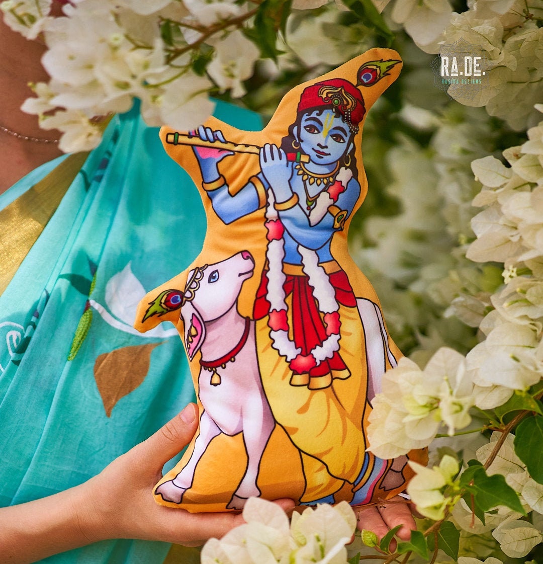 Krishna With a Calf Soft Doll Hare Krishna Children - Etsy Krishna With a Calf Soft Doll Hare Krishna Children - Etsy