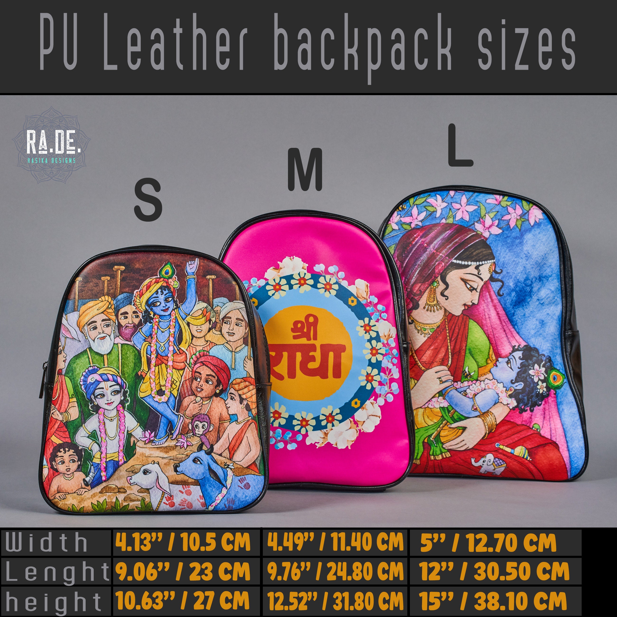 Radha Krishna Children School Backpack Krishna Accessories Etsy