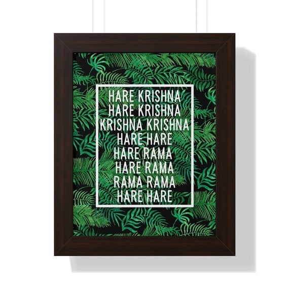 Hare Krishna Hare Rama Paper Print - Religious posters in India