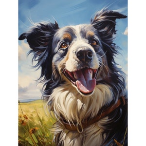 Dog Diamond Painting Kit: Full Drill Square/Round Embroidery
