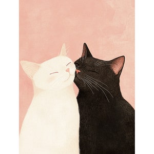 Kit de pintura de diamantes DIY: Gatos de fantasía bordados para decoración del hogar