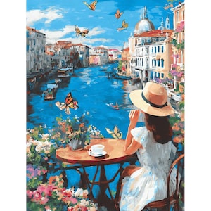 5D DIY Full Drill Square Round Diamond Painting Kit Fantasy, Diamond Embroidery Home Decor