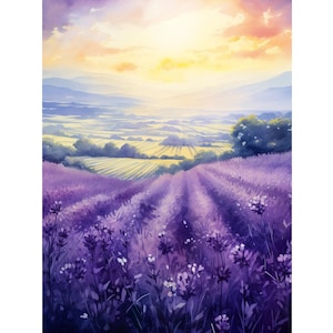 5D DIY Volledige Boor Vierkante Ronde Diamant Schilderij Kit Fantasy, Lavendel Diamant Borduurwerk Muurschildering Home Decor