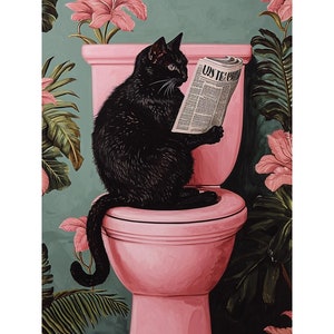 Kit de pintura de diamantes "Gato de fantasía": bordado completo para decoración del hogar