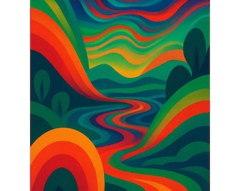 Abstract Diamond Painting Kit: DIY 5D Embroidery Home Decor