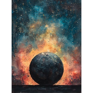 Kit de peinture diamant Fantasy Galaxy : décoration d&#39;intérieur DIY
