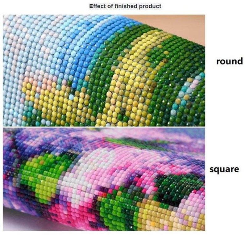 5D DIY Full Drill Square Round Diamond Painting KitSanta Etsy