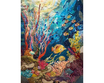 Seabed Fantasy: 5D DIY Diamond Painting Kit