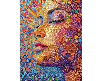 YSCOLOR Egypt Beauty Diamond Painting Kit - 5D Round Full Drill 30x40cm DIY Art - View #6
