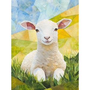 Sheep Diamond Painting Kit: DIY 5D Embroidery Home Decor