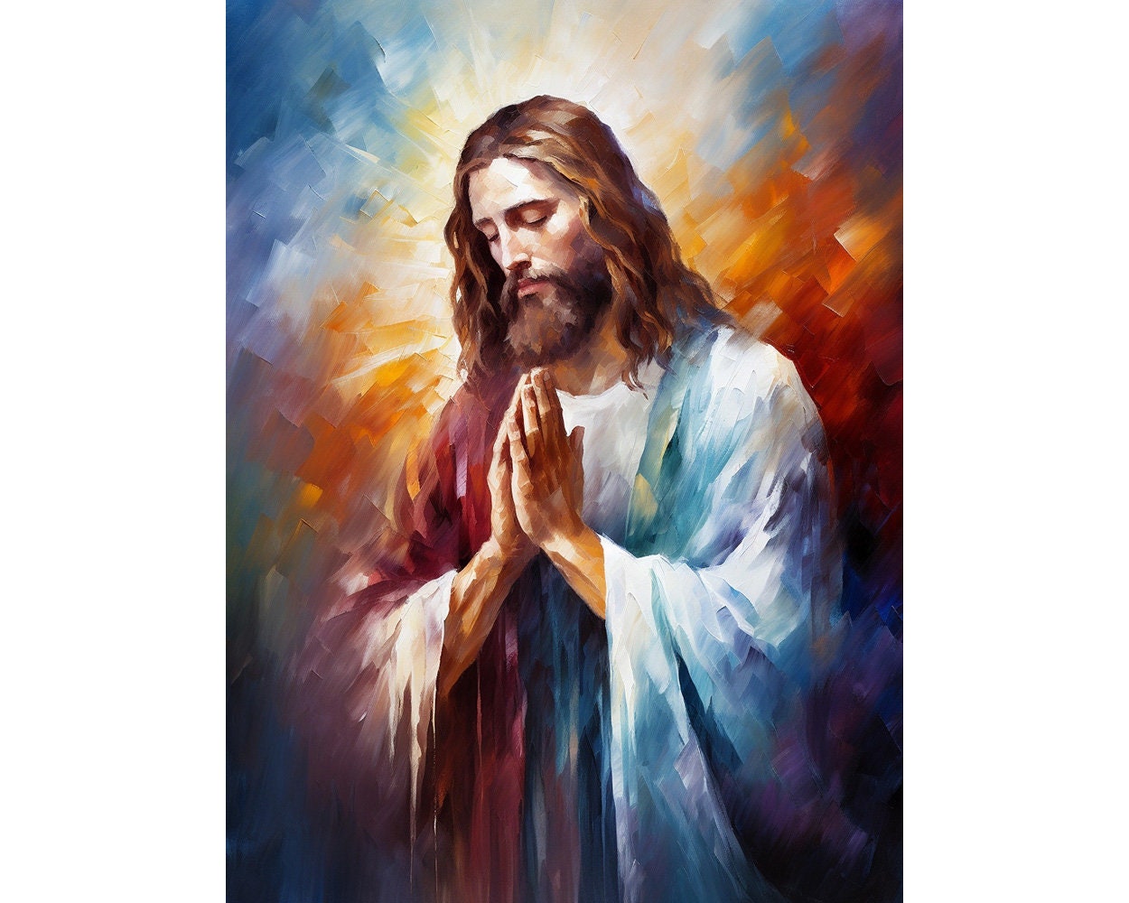 Our Saviour Jesus DIAMOND PAINTING Kit Full Drill ,holy Christ Portrait Diamond  Painting, 5D Square / Round Drill , Easy Adult Hobby. 