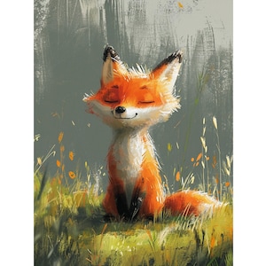 Fox Diamond Painting Kit: DIY 5D Embroidery Home Decor