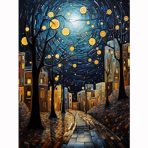 Fantasy Night Diamond Painting Kit: DIY Home Decor