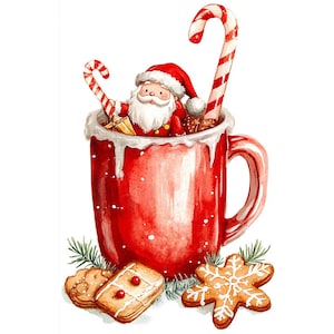 Kit de peinture diamant Père Noël : décoration d&#39;intérieur à broder à faire soi-même