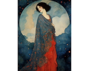 Fantasy Woman Diamond Painting Kit: DIY Home Decor