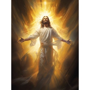 Jesus Diamond Painting by Numbers, Large Size 5D Full Diamond Painting Kits  Religious Jesus Round Shape Diamond Dot Painting Kit Arts Crafts Home Decor  Easter Gift 40x80cm/15.74x31.49in 