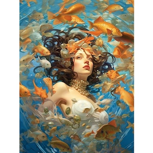 Fantasy Mermaid Diamond Painting Kit: DIY Home Decor