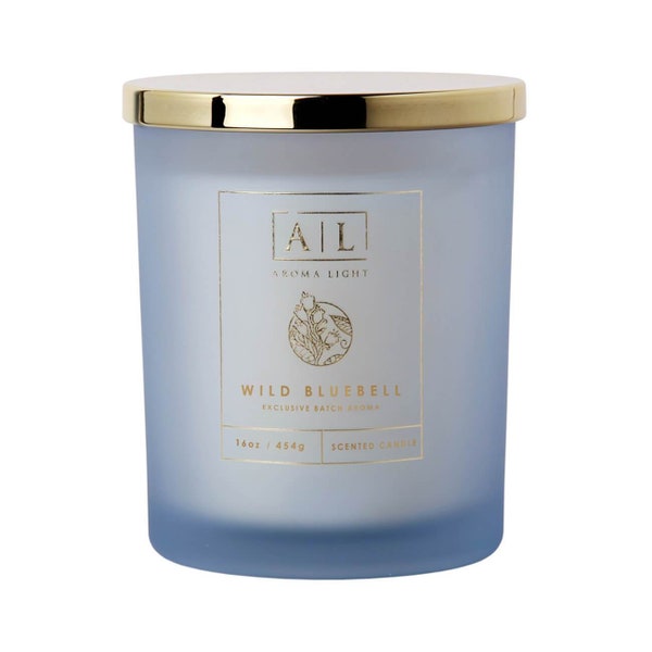 Wild Bluebell | Aroma Light Scented Candle | Handmade | Floral Fragrance | Gift for Her/Him