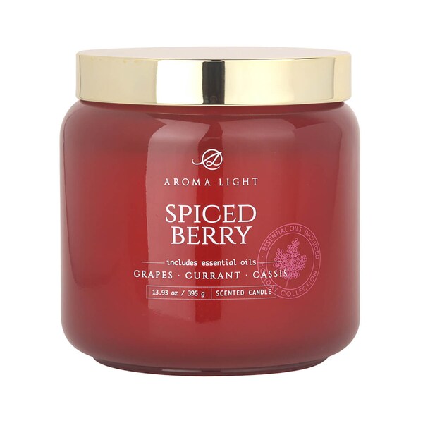 Spiced Berry | Aroma Light Scented Candle | Handmade | Gift for Her/Him