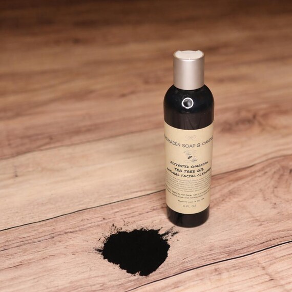 Activated Charcoal Tea Tree Oil Natural Facial Cleanser