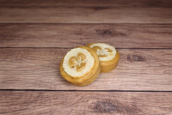 Maple Syrup Loofah Soap - Exfoliating Cold Process Bar