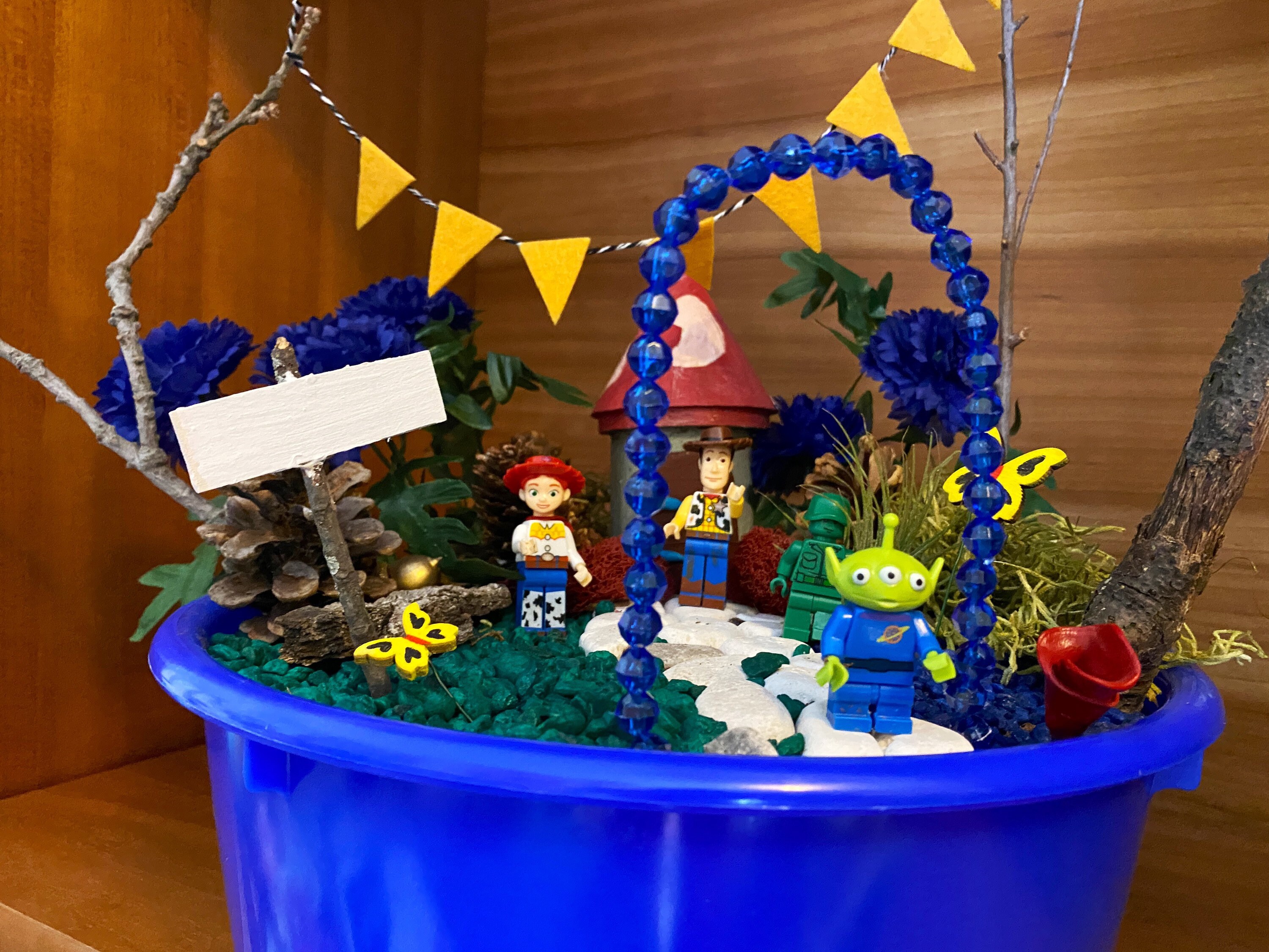 Kids Fairy Garden Kit with toys from Disney's Toy Story Etsy