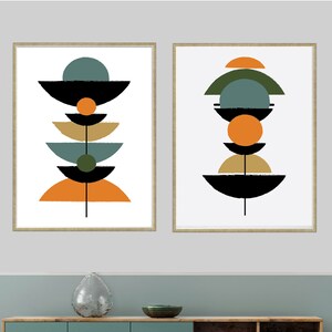 Geometric Print , Scandinavian Prints, Home Decor, Abstract Wall Art Prints, Minimalist Prints Set, Mid Century Art, Danish Modern