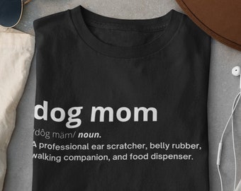 Dog Mom Shirt, Dog Mom Gifts for Women, Dog Mama Shirt, Gift for Dog Lovers Tshirt, Dog Owner Gift, Minimalist Dog Shirt, Funny Dog Tshirt