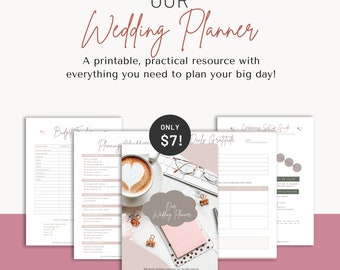 Our Wedding Planner - Printable Wedding Planner + BONUS Wedding Rehearsal Guide!