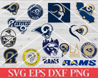 Los Angeles Rams Svg Etsy