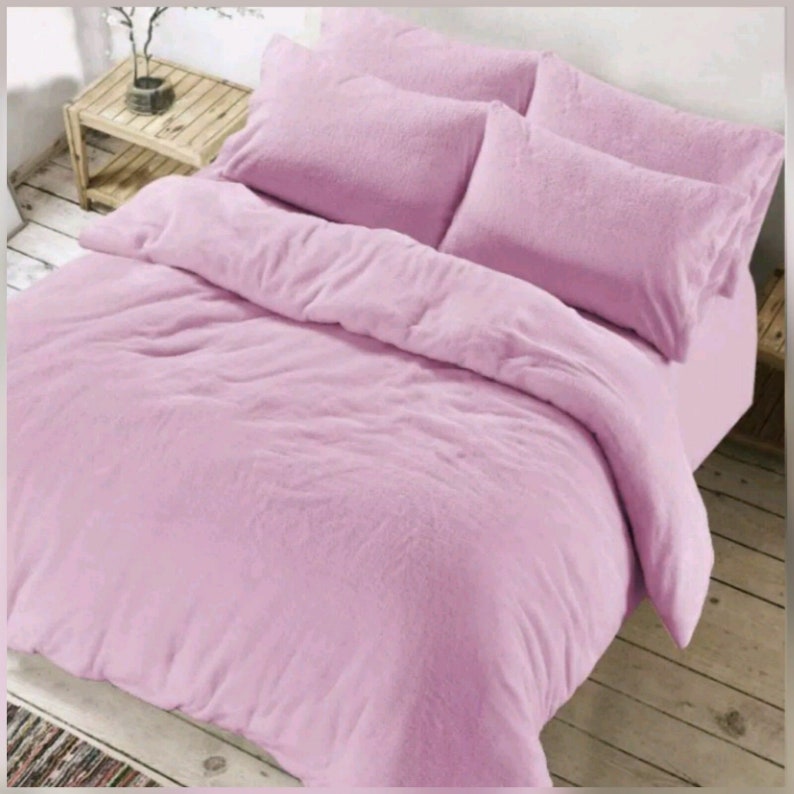 Teddy Bear Bedding Duvet Set Quilt Cover Extra Furry Warm ...