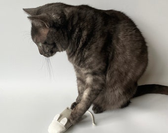 Mouse Cat Toy (Set of Two) - Organic Mice Toy for Cats