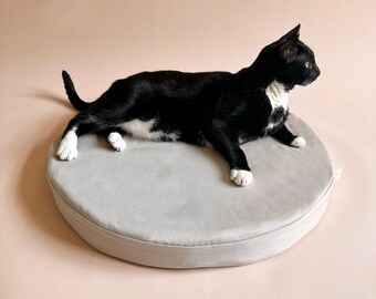 Orthopedic Organic Cat Mattress - Round