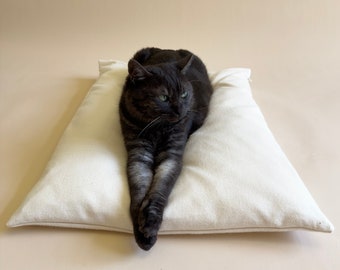 Natura - Organic Cat Pillow Bed, Washable Pillow for Cat