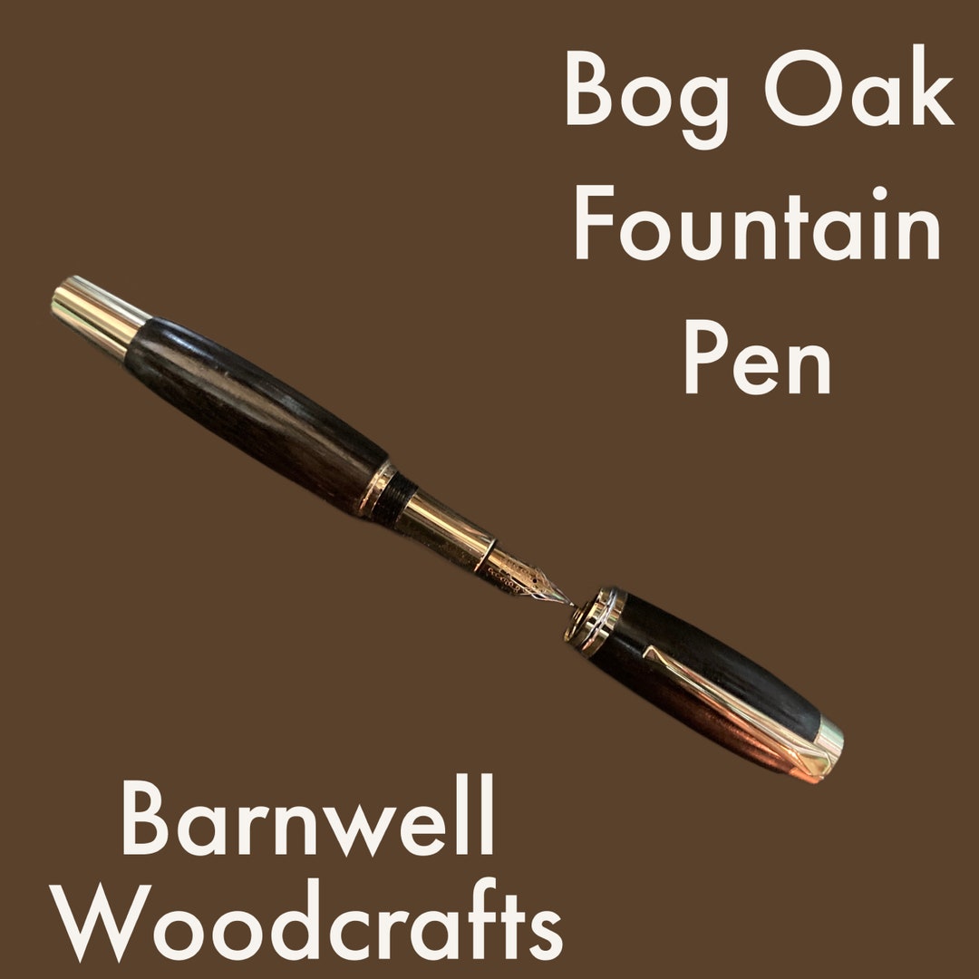 Bog Oak Fountain Pen Wood Fountain Pen Unique Gift Inc Etsy