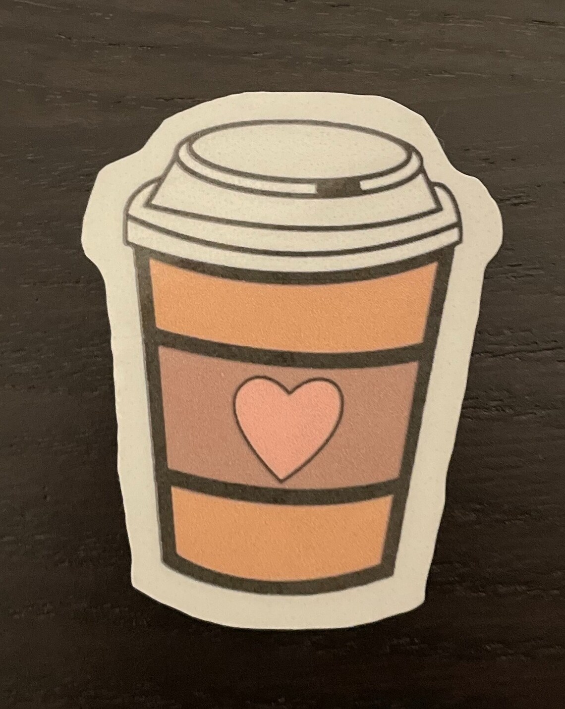 Coffee Cup Sticker Etsy