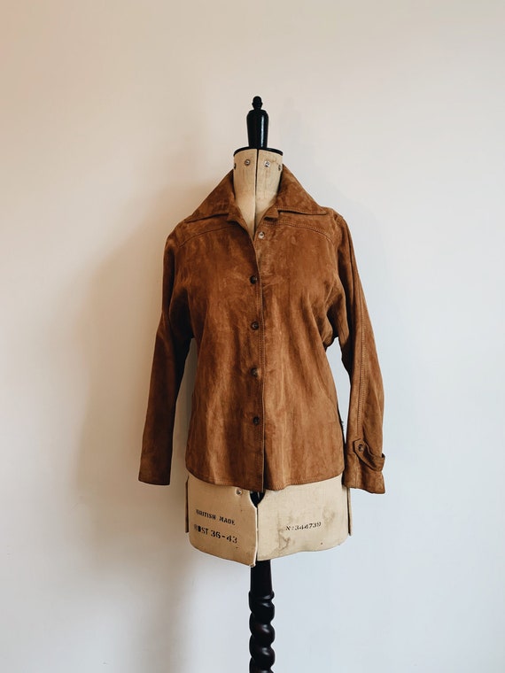 Suede shirt/ jacket