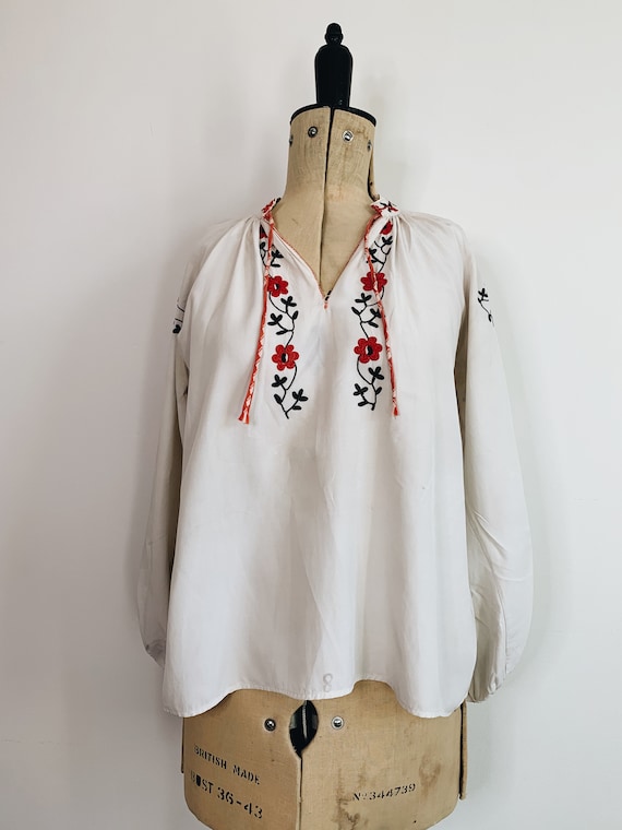Peasant Embroidered Blouse