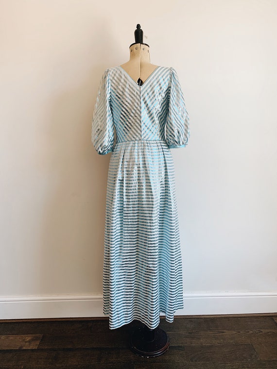 Prairie metallic stripe dress - image 6